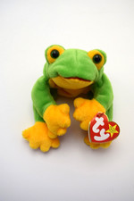 1997 Ty Beanie Baby Smoochy the Frog Retired Original NWT DOB: October 1, 1997