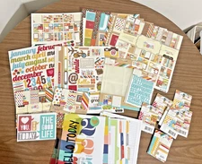 SNAP LIFE Simple Stories Carpe Diem WEEKLY PLANNER Album Cards Pocket Pages KIT