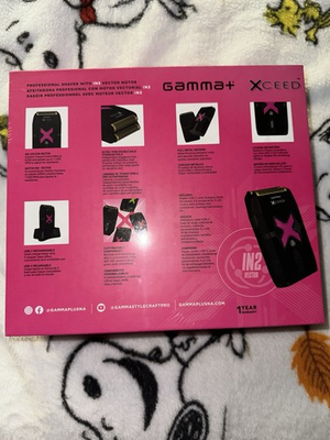 #ad GAMMA XCEED DOUBLE FOIL SHAVER with IN2 Vector Motor I GP803B $200.00