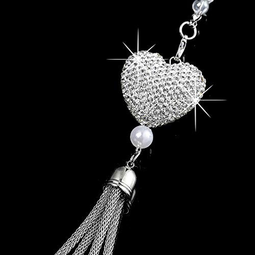 Rearview Mirror Ornaments Bling Car Mirror Hanging Accessories Car Decorations - Picture 5 of 5