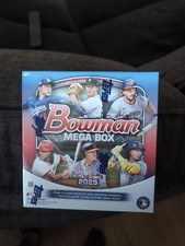 2025 BOWMAN BASEBALL MEGA BOX (50 cards) w/2 Chrome Packs Brand New Sealed