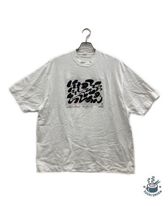 everyone VINCENT TSANG GRATITUDE S S TEE EV23-CS06 Size: XL White Men EV23-CS06