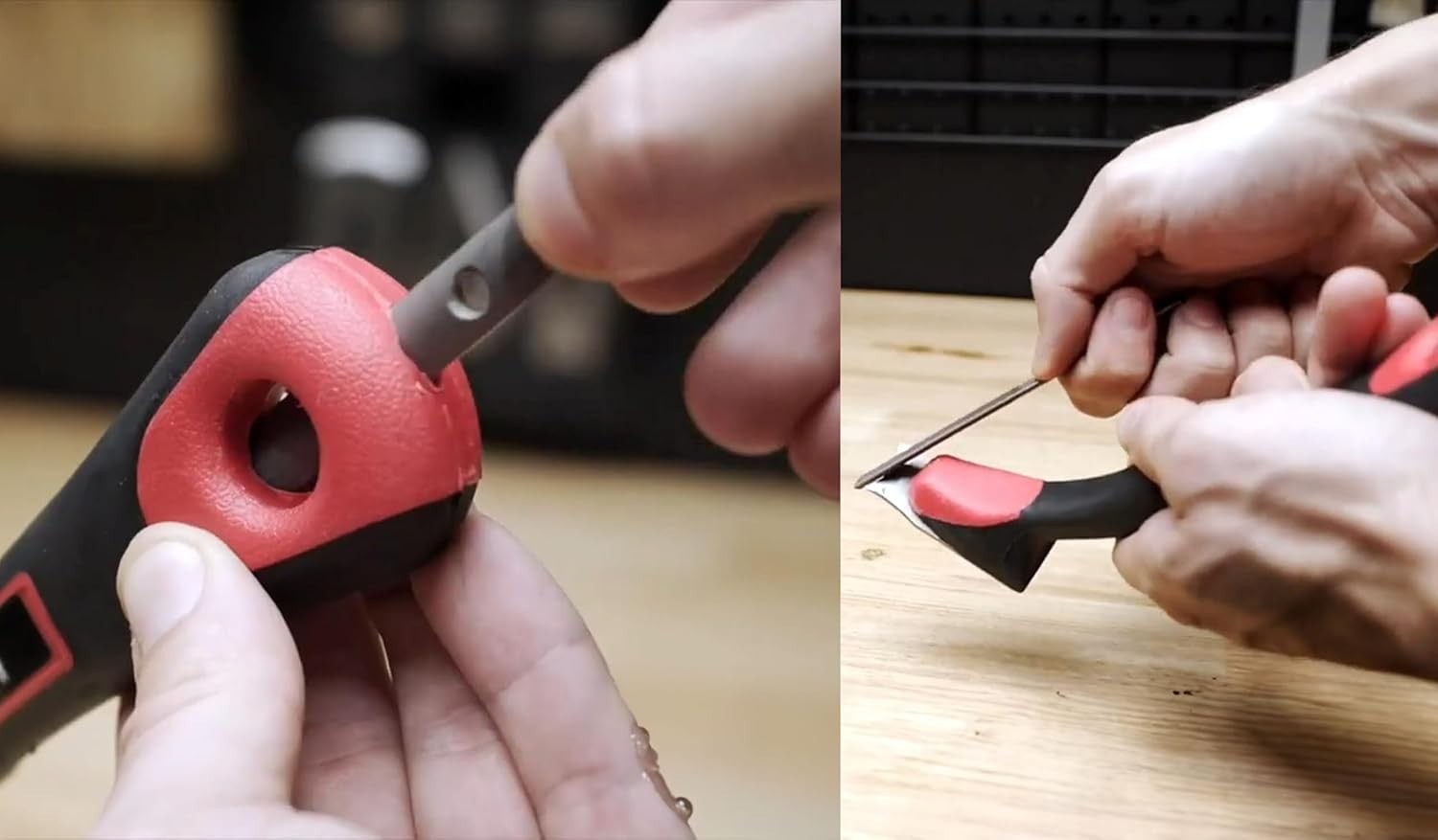 Professional Soft-Grip CS6 Scraper Set - 6 Stainless Steel Paint Blades Included