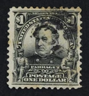 CKStamps: US Stamps Collection Scott#311 $1 Used Lightly Crease
