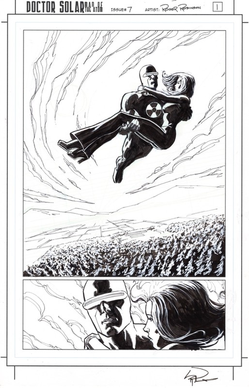 DOCTOR SOLAR #7 Pg 1 Original Art 1 1 x 17 by ROGER ROBINSON SIGNED Dark Horse🔥