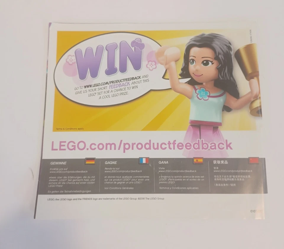 LEGO FRIENDS: Amusement Park Bumper Cars (41133) Unchecked - Used B61 P195 - Image 4 of 4