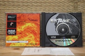 Metal Black Original ver w/reg card Sega Saturn SS Japan Very Good Condition!