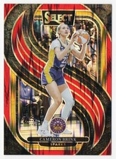 2025 Panini Select WNBA Cameron Brink Premier #120 Red Flash Prizm /349 Sparks