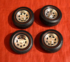 Amt Red Wall Wide Tires On Chrome Wheels And Buick Fin Brake Drums 125125 Amt Red Wall Wide Tires On Chrome Wheels And Buick Fin Brake Drums 125125