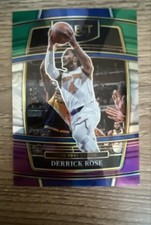 2021-22 Panini Select - Concourse Derrick Rose #53 Green White Purple Prizm