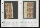 US stamps 740-753  23  mnh mh  plateblocks dealer lot   (mb33 — photo 5