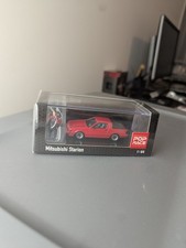 Pop Race 1/64 Mitsubishi Starion Red with Mini Figure