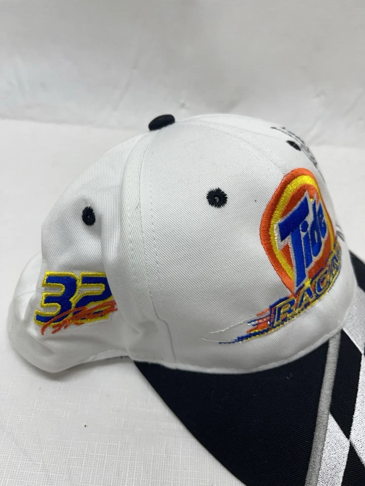 Ricky Craven #32 Signed 100th Race @ Darlington Tide Checkered Flag SnapBack Hat — 第 4/4 张图片