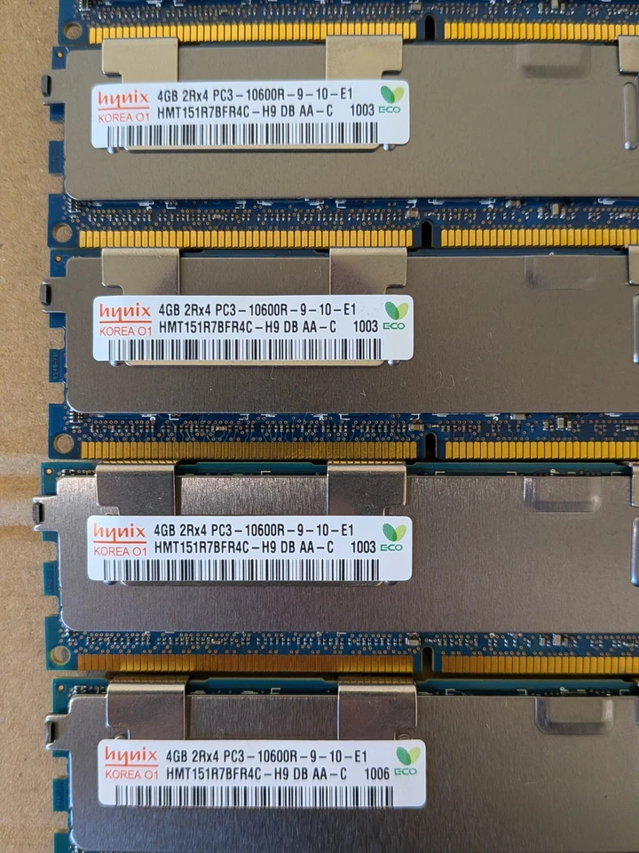 (8x4gb) 500203-061, HP, 4GB, PC3-10600R, M393B5170EH1-CH9 Server DRAM - Image 3 of 4