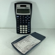 Ti-30x Iis Scientific Calculator 10 Digit LCD Purple With Slide Case Ex Cond