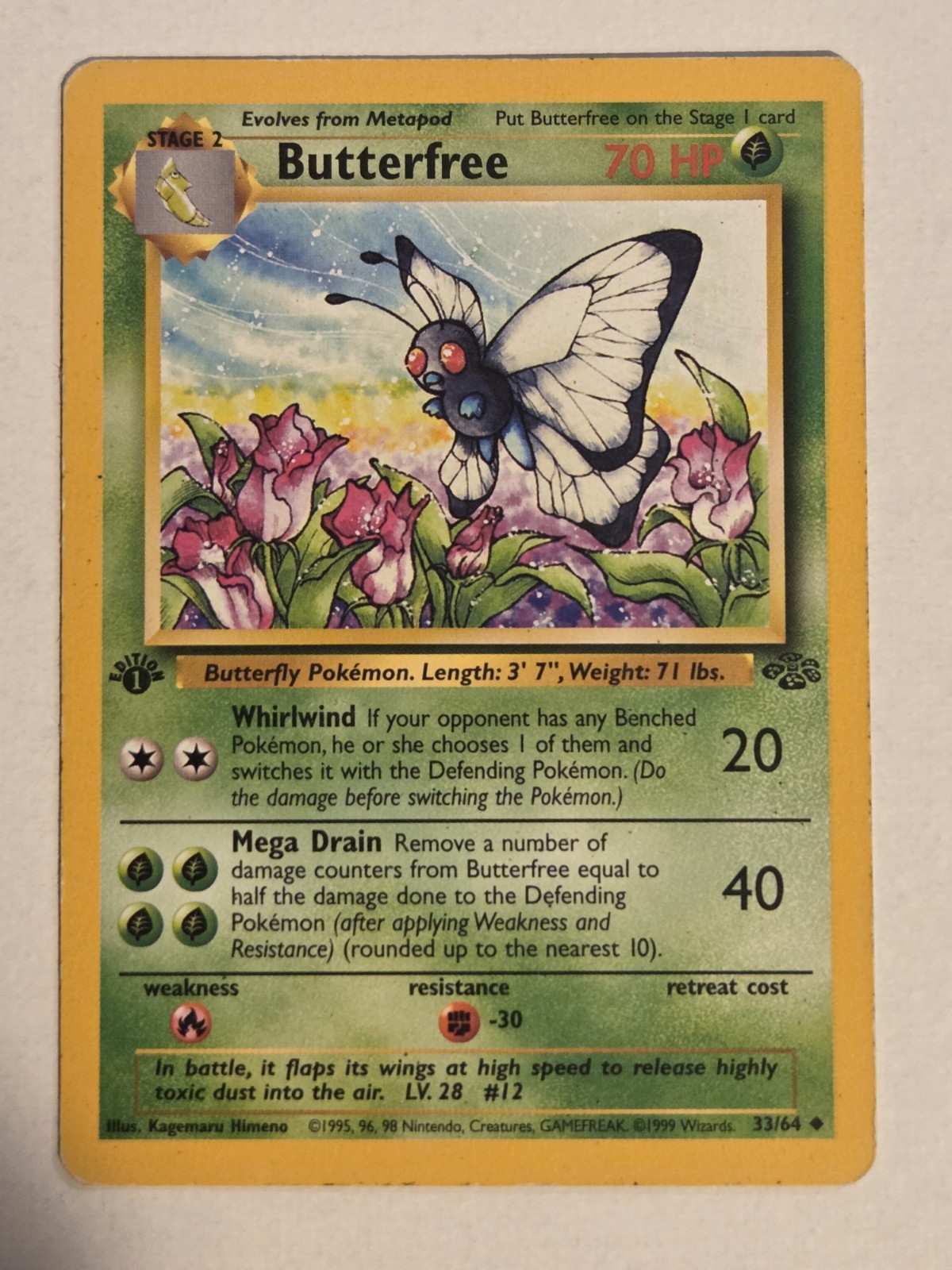 Butterfree 33/64 Jungle Regular