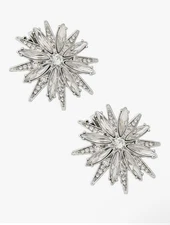 2Pcs Fashion Women Girls Flower Shoe Clips Rhinestone Shoe Buckles for Wedding