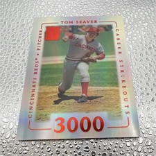 Topps Tribute Tom Seaver 2002 Career Strikeouts 3000 Reds #83 Lasting 77/86