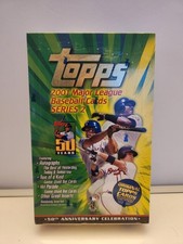 2001 TOPPS SERIES 2 BASEBALL FACTORY SEALED HOBBY BOX!! ICHIRO RC, GRIFFEY AUTO?