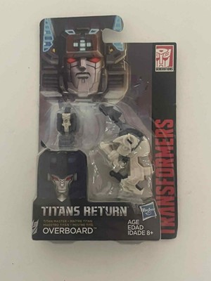 TRANSFORMERS HASBRO TITANS RETURN OVERBOARD HE COMES MINT SEALED ON THE CARD