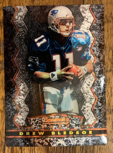 Drew Bledsoe [Black Refractor] #10 1994 Stadium Club Bowman's Best card