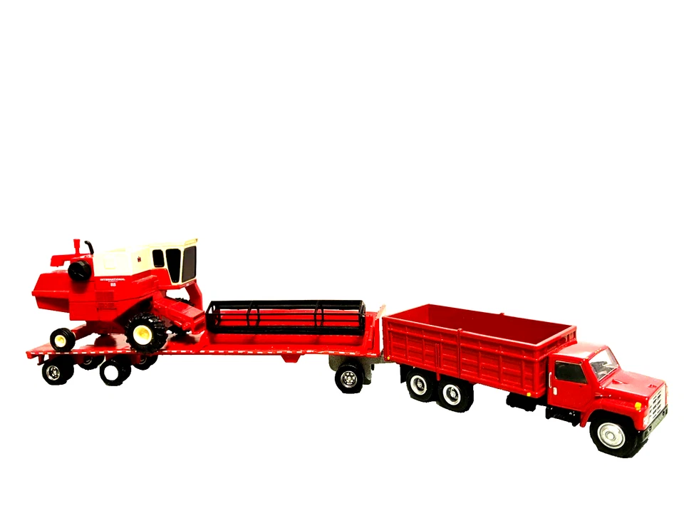 DCP International Custom Built Grain Harvest - Combine & Trailer - Farm 1/64 - Image 4 of 4