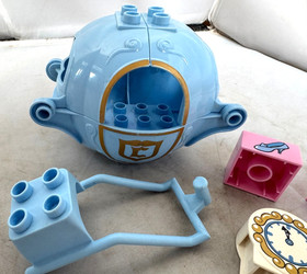 Lego Duplo 6154 Disney Cinderella's Castle Figure clock glass slipper carriage