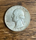 1957 D Higher Grade AU Silver Washington Quarter  Free Shipping