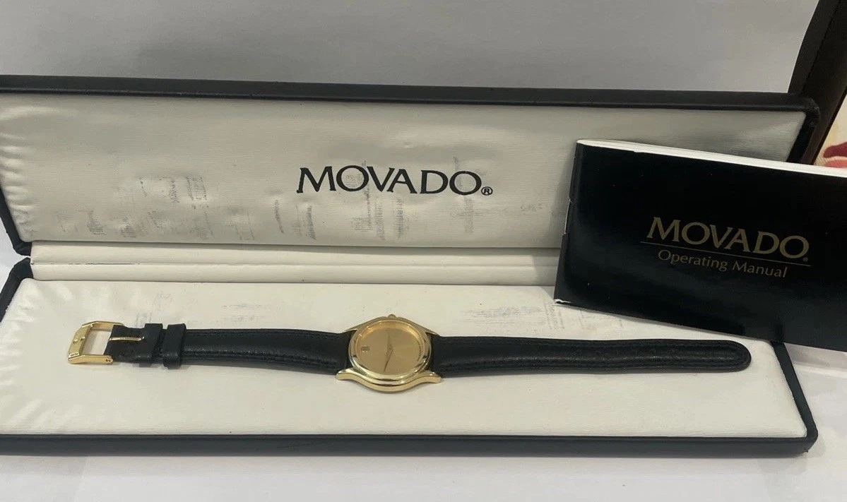 NIB! Movado Muesum Ladies’ Leather Strap Watch Movado Women main image 3