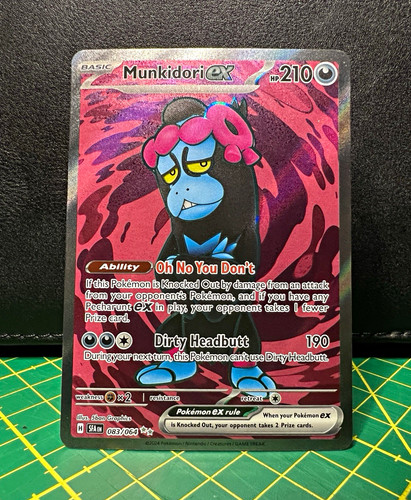Pokemon TCG Shrouded Fable Munkidori ex Full Art Holo 083/064 ENG