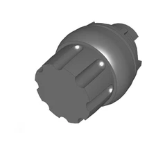 Baco Controls L22TA03-3E11 22mm 2 Pos Maint Knob Sw Black Bezel MFGD