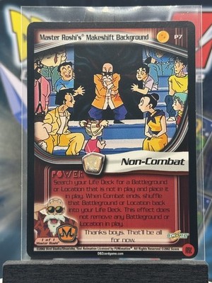 Dragon Ball Z CCG Master Roshi's Makeshift Background P7 Babidi Saga Promo!