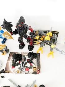 Lego Bionicles Bara Magna Rock Tribe Glatorian Stronius 8984 Various Parts Lot