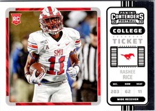 2023 Panini Chronicles Draft Picks #18 Rashee Rice Contenders College Ticket