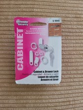 Defender Utility Cabinet Drawer Cam Lock U-9945 3/4 Thick Doors Prime Line 2001