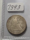 1844 P SEATED LIBERTY QUARTER