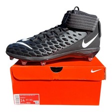 Nike Force Savage Pro 2 DP Size 14 Men's Football Cleats Black/White BV3981-001