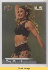 2022 Upper Deck AEW All Elite Wrestling Silver Foil Taynara Conti Tay READ 0e3