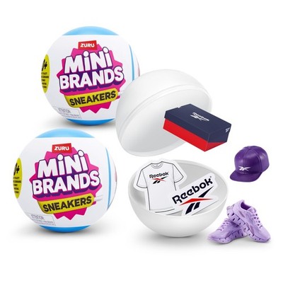 Sneakers Mini Brands Capsule 2 Pack by ZURU Real Miniature Sneaker Brands Col...