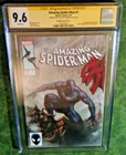AMAZING SPIDER-MAN 1 CGC 9.6 SS: Rare RED GOBLIN Sketch/ Signed LUCIO PARRILLO!