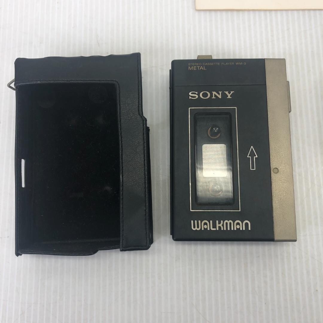 SONY WM-3 WALKMAN Retro Portable Cassette Player Metal Tape