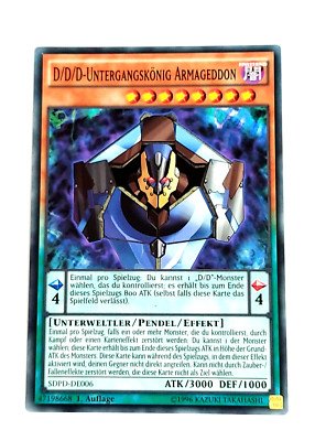 YU-GI-OH! D/D/D-Untergangskönig Armageddon/SPDP-DE006/Common/1. Aufl./NM