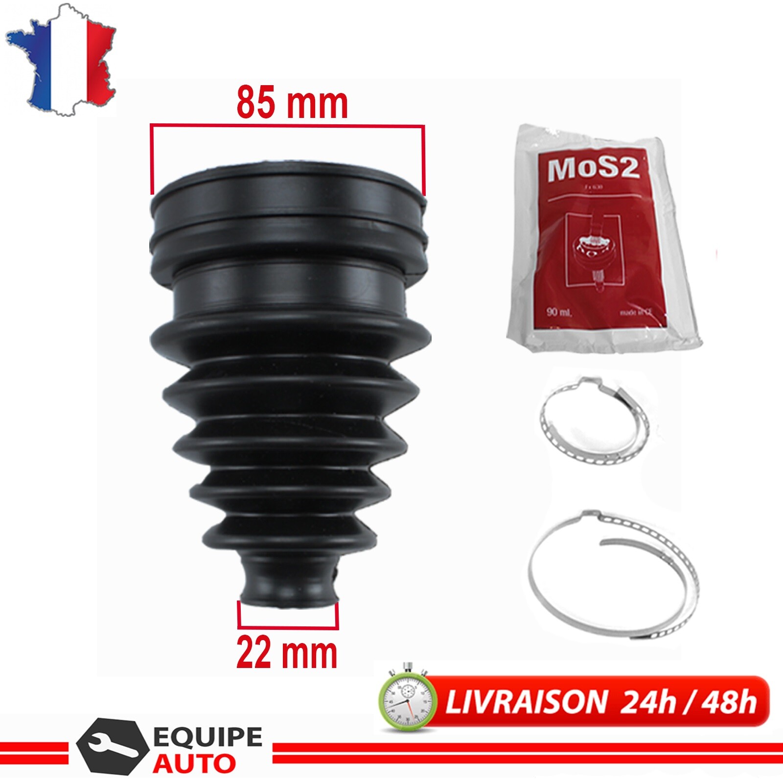 Pièce Auto Peugeot 106 206 10 Soufflet De Cardan Coté Roue Pour Peugeot 106  205 206 207 Pièce Rechange Universelle Storm