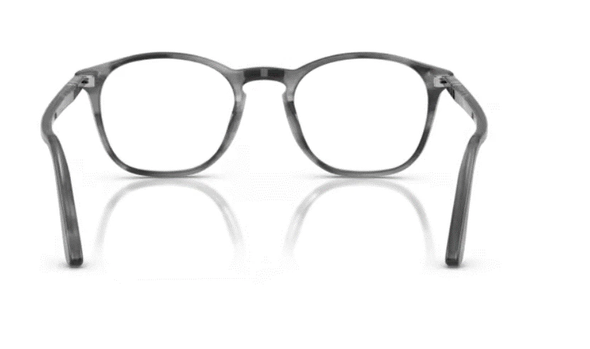 Anteojos para hombre Persol 0PO 3007V 1192 grises suaves cuadrados 50 mm Foto 3 de 4