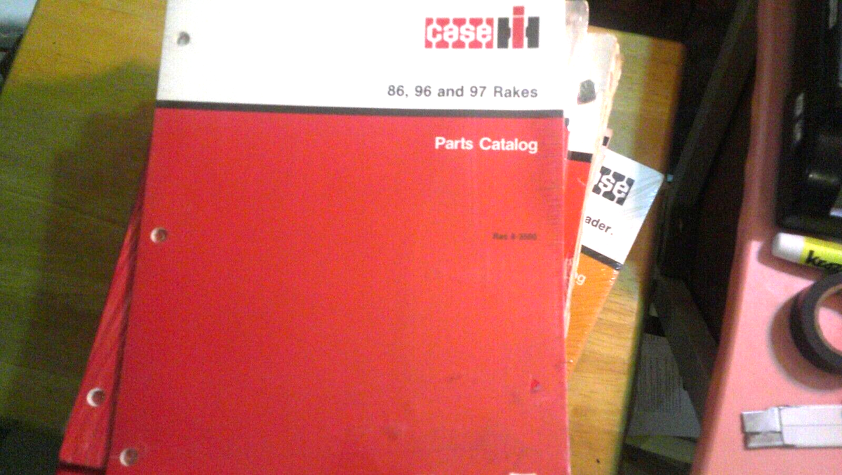 Case 86, 96 and 97 Rakes Parts Catalog Rac 8-3560 | eBay