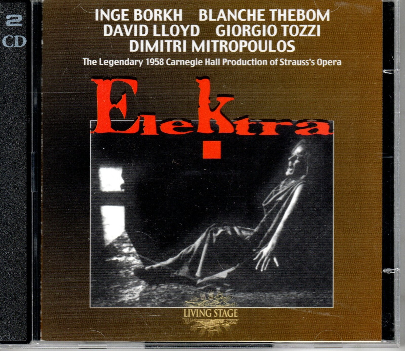 R STRAUSS - ELEKTRA - BORKH - THEBOM - MITROPOULOS - CARNEGIE HALL 1958