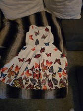 Girls Butterfly Dress 8T