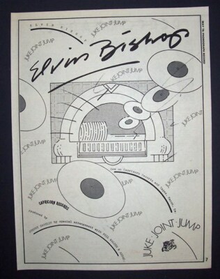 Elvin Bishop Juke Joint Jump 1975 Poster Type Advert, Promo Ad