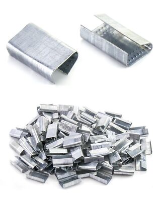 500 Pcs Metal Clips for Firmly Securing loads Storage and Transportation