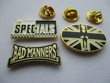 SKA METAL BADGE job lot (gold) skinhead ska oi! ONLY £6.99